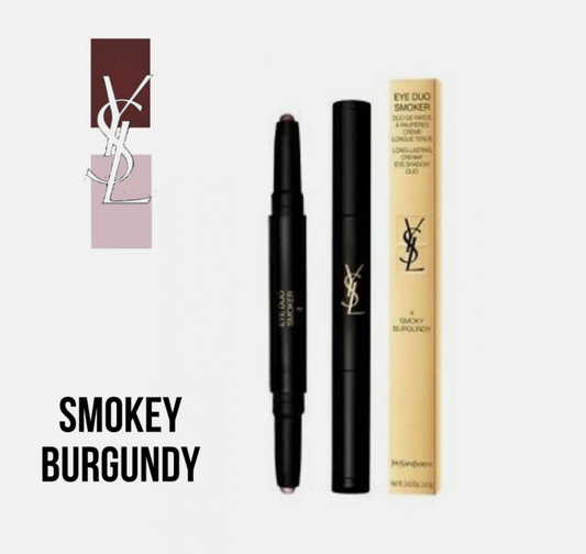 YSL Eye Duo Smoker Smokey Burgundy Eyeshadow Stick & Eyeliner Duo - Yves Saint Laurent Eye Duo Smoker Smokey Burgundy Long-Lasting Eyeshadow Stick